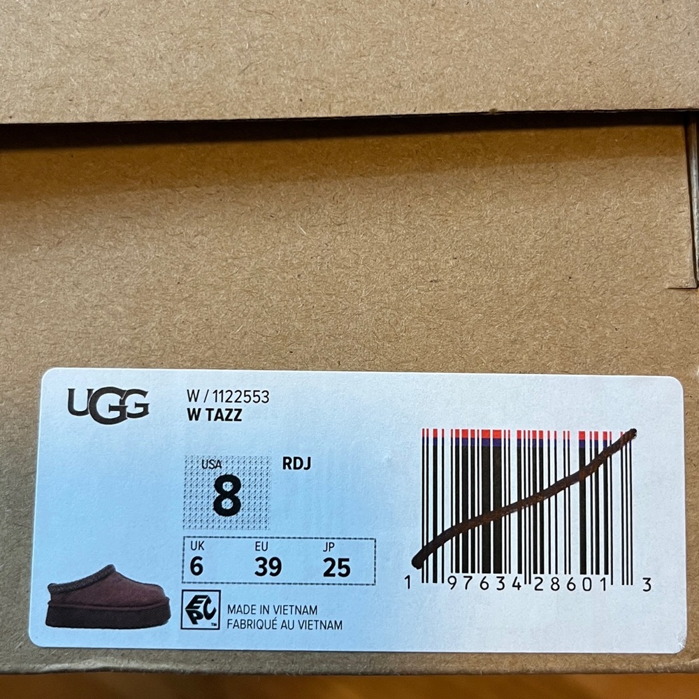 Ugg Tazz Slippers Size 8 NIB NWT - image 5